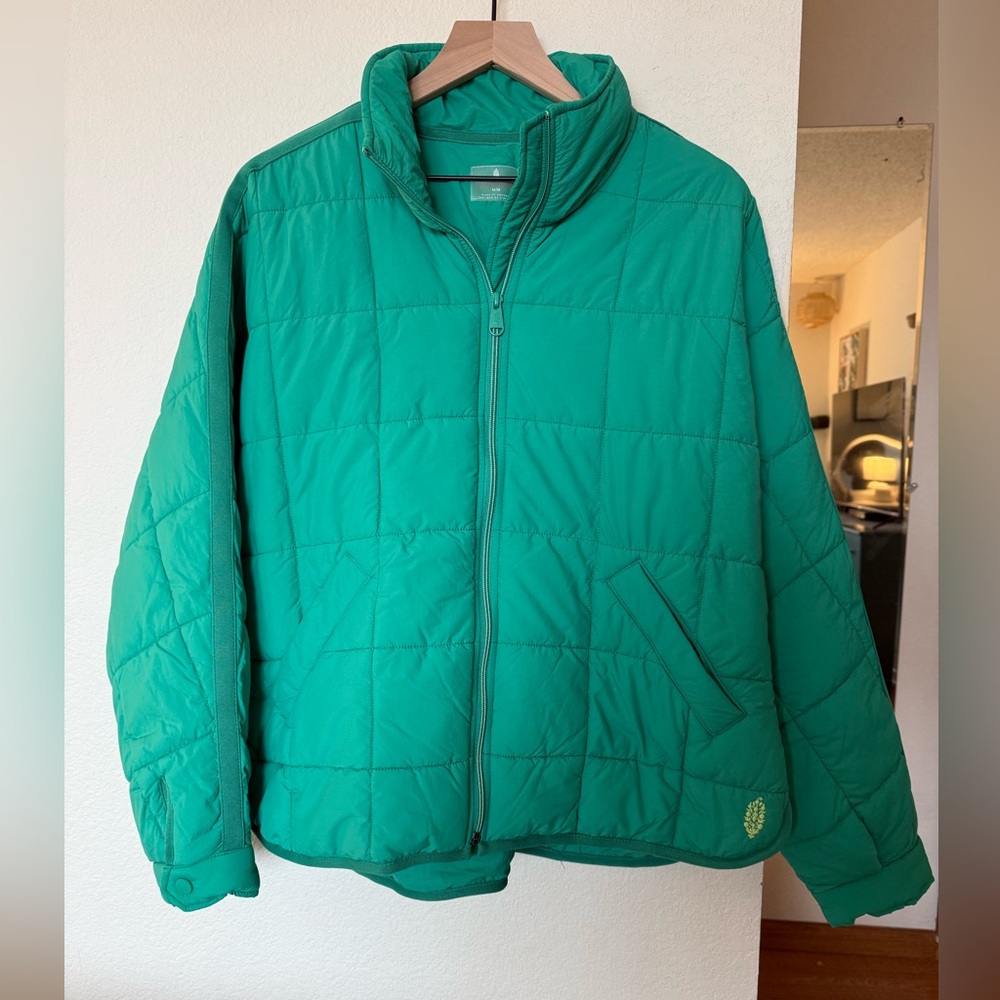 Free People FP Movement Pippa Packable Puffer Jacket Medium Sport Green